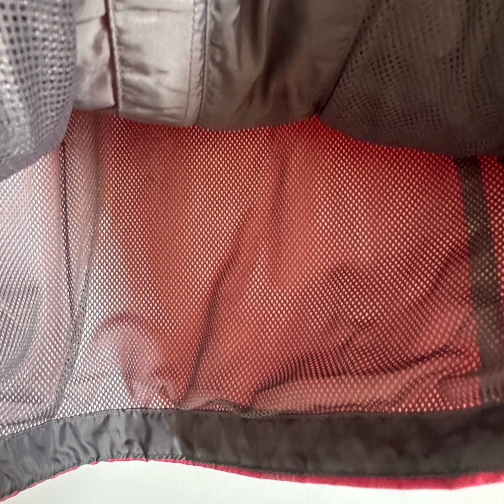 Columbia Pink Mesh Lining Zip Up 100% Nylon Hooded Rain Jacket size XS EUC - Picture 6 of 8
